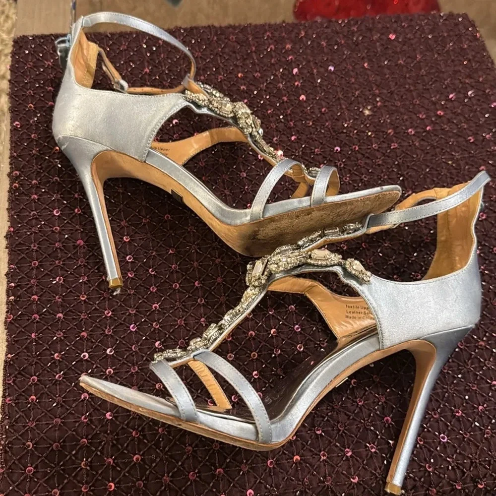 Badgley Mischka evening heels size 8 - Picture 6 of 6